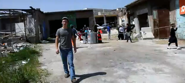 This image shows what the zionist colinsts did to the Palestinian market in Hebron